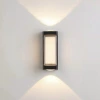 Simple courtyard gate entrance, exterior wall lamp, corridor bedroom, hotel bedside lamp, double-headed corridor, outdoor wall lamp, waterproof Specification image
